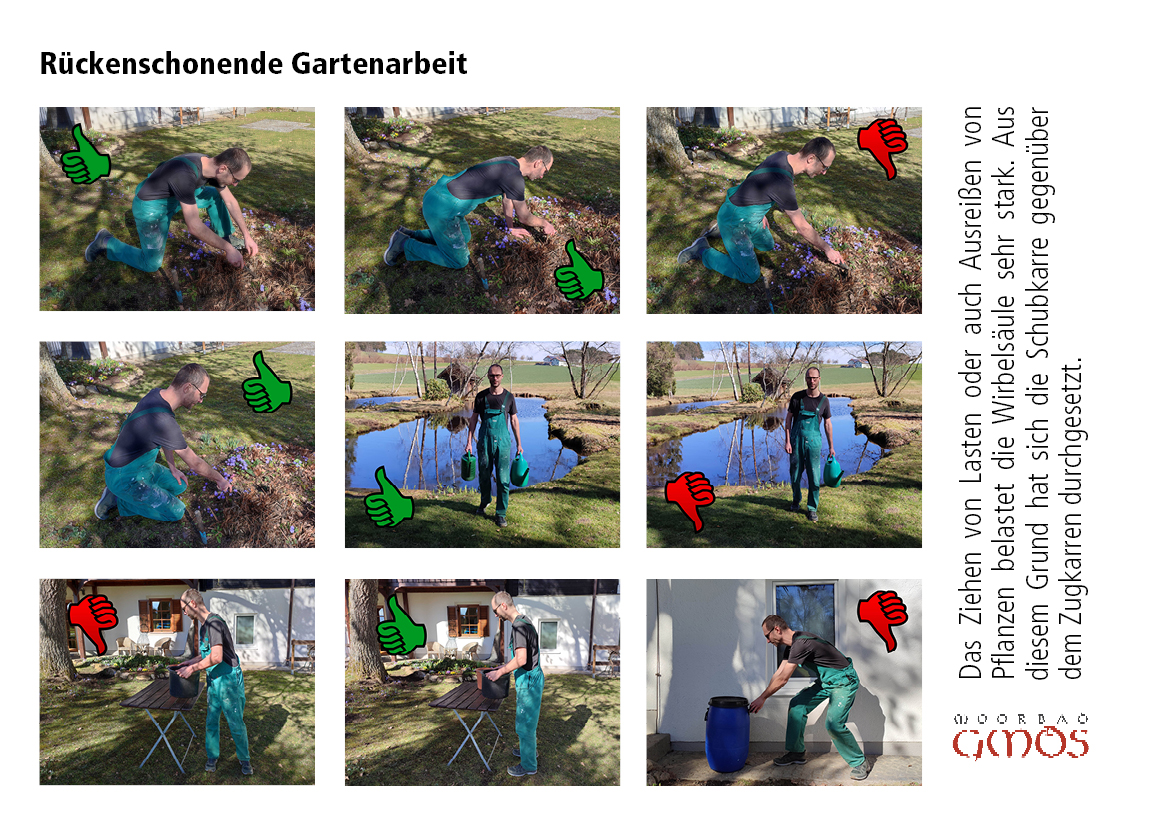 postkarte Gartenarbeit 1